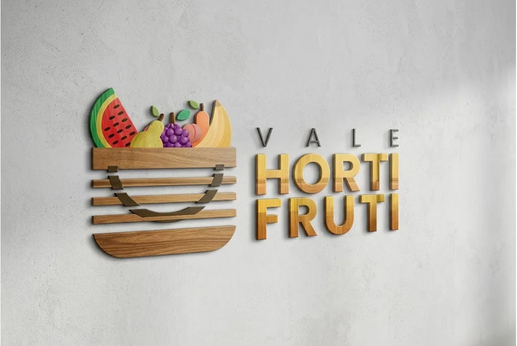 Criação de Logo para a Vale Hortifruti - Taubaté | Afino Design